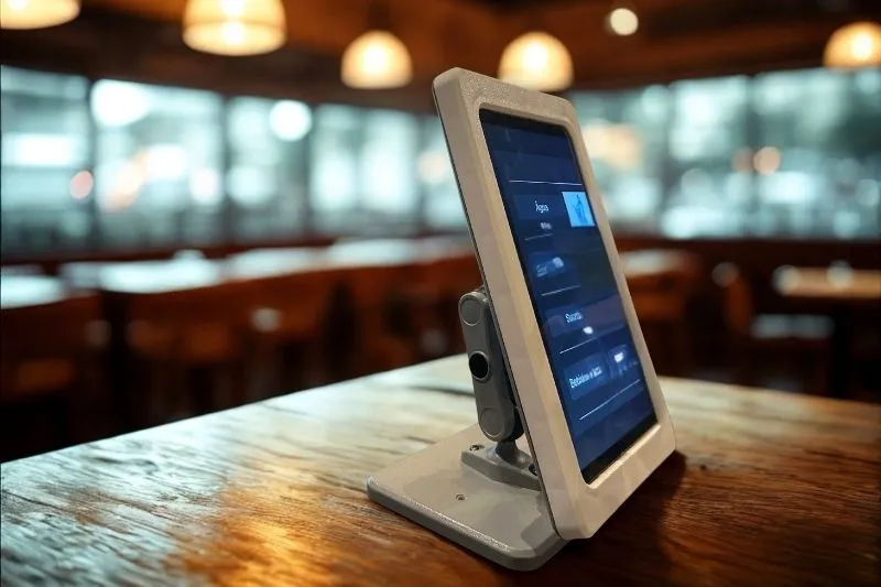 Case lite Roboflex com tablets em restaurantes