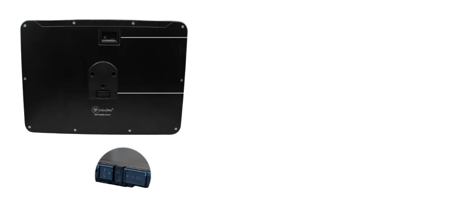 Detalhes getac fundo Fundo case para tablet Getac F110